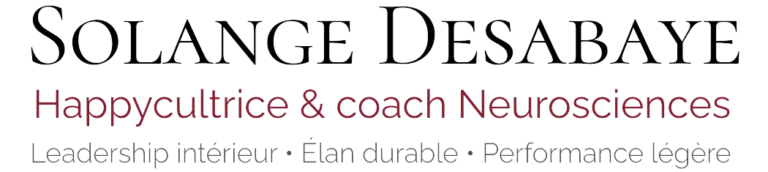 Logo Solange Desabaye – Happycultrice & Coach Nerosciences - leadership intérieur - Élan durable - Performance légère